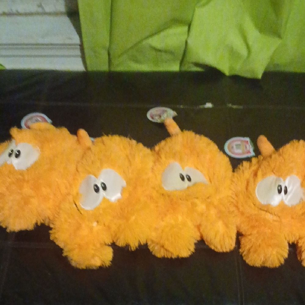 Orange Plush Inflatible Furry Friends